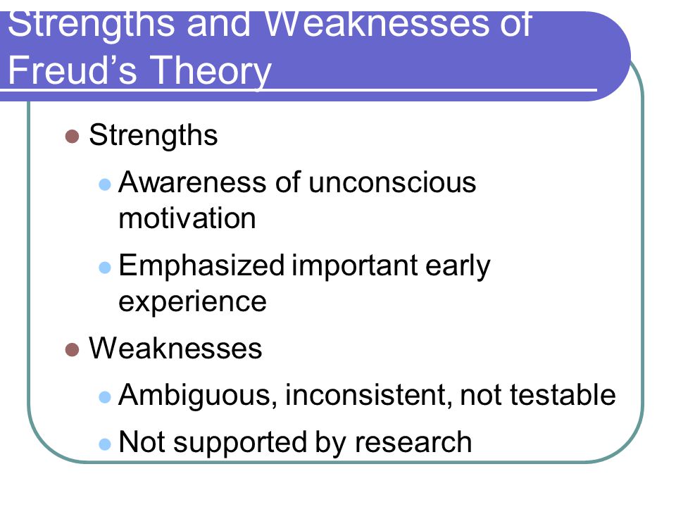 4 Cognitive Approach Strengths and Weaknesses